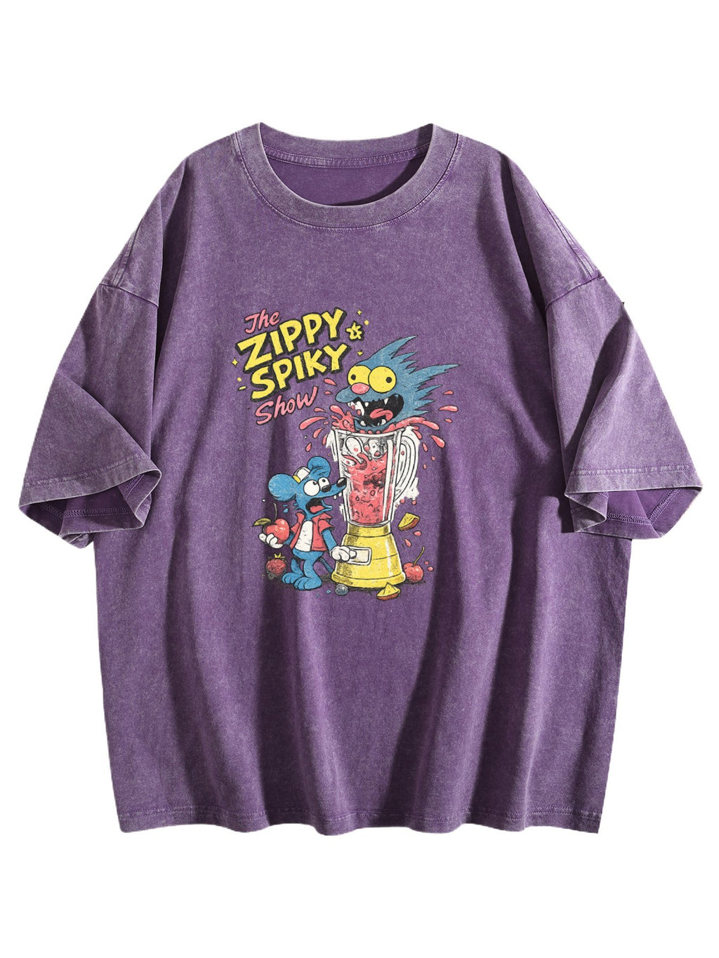 The Zippy Spiky Show Graphic Washed T-Shirt