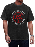 Mötley Crüe World Tour Pentagram Graphic T-Shirt