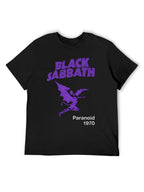 Black Sabbath Winged Demon Paranoid 1970 T-Shirt