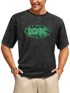 AC/DC Shamrock Logo Graphic T-Shirt