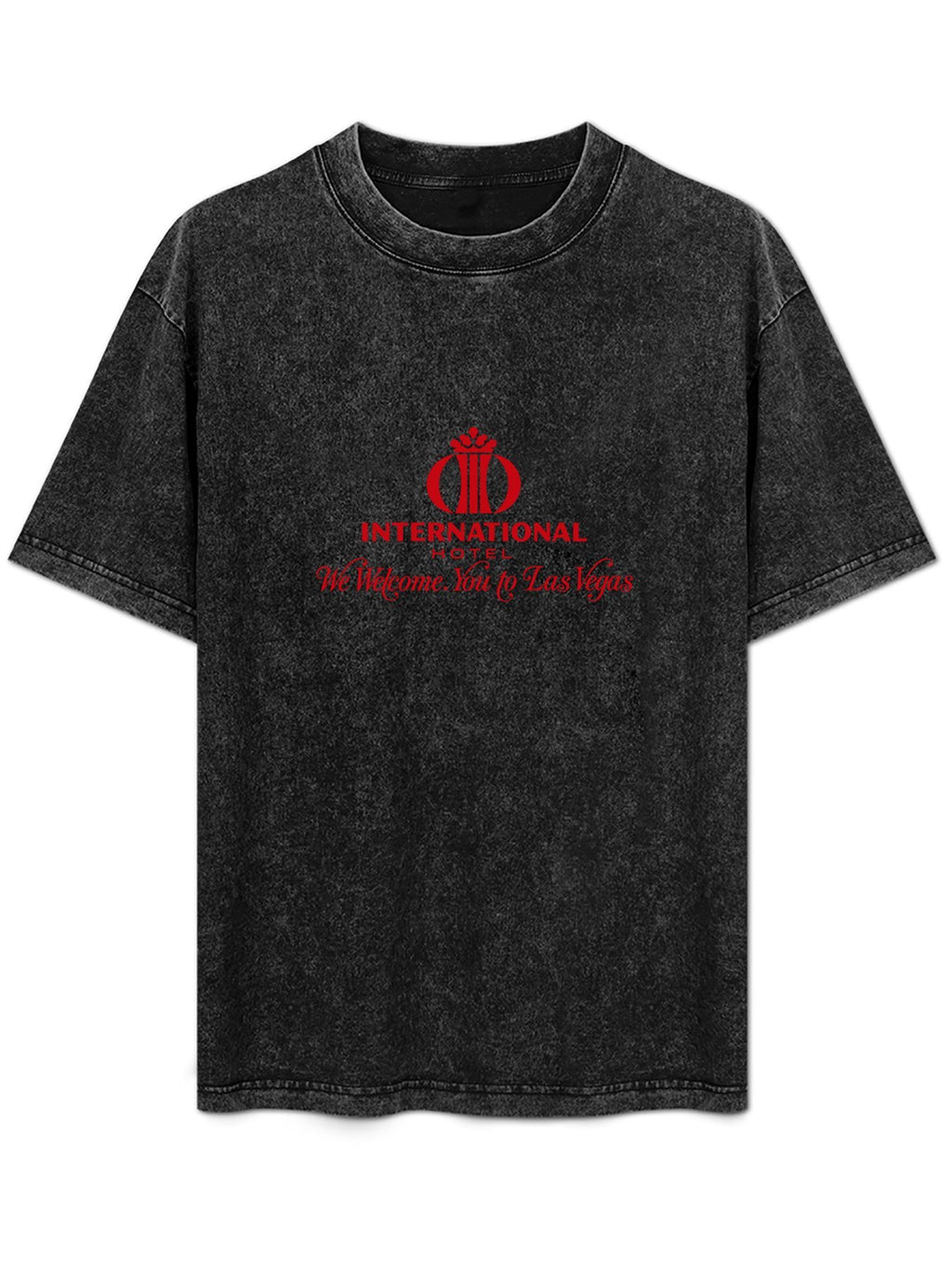 International Hotel Las Vegas Graphic Washed T-Shirt