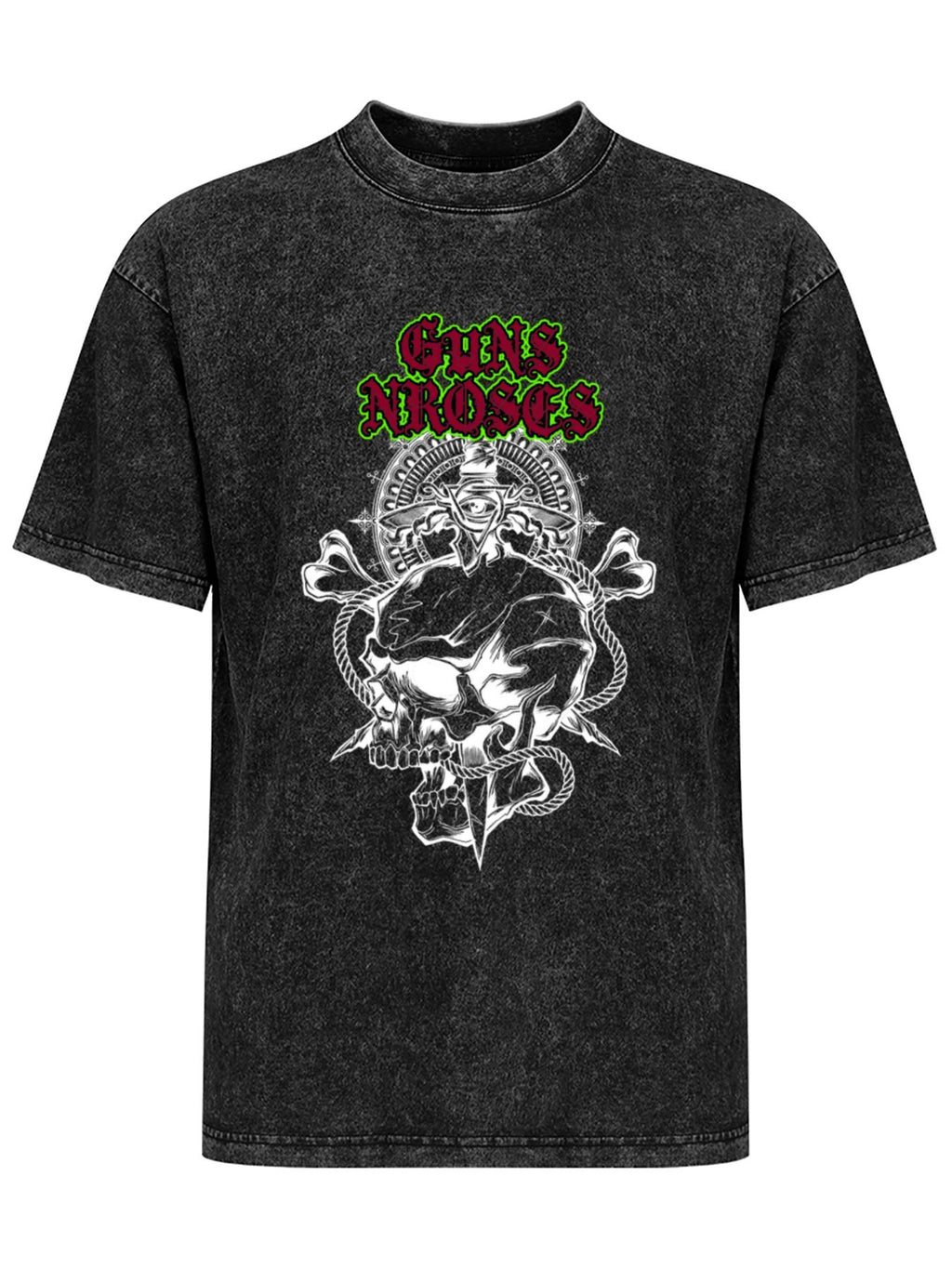 Vintage Washed Guns N' Roses Skull Graphic T-Shirt