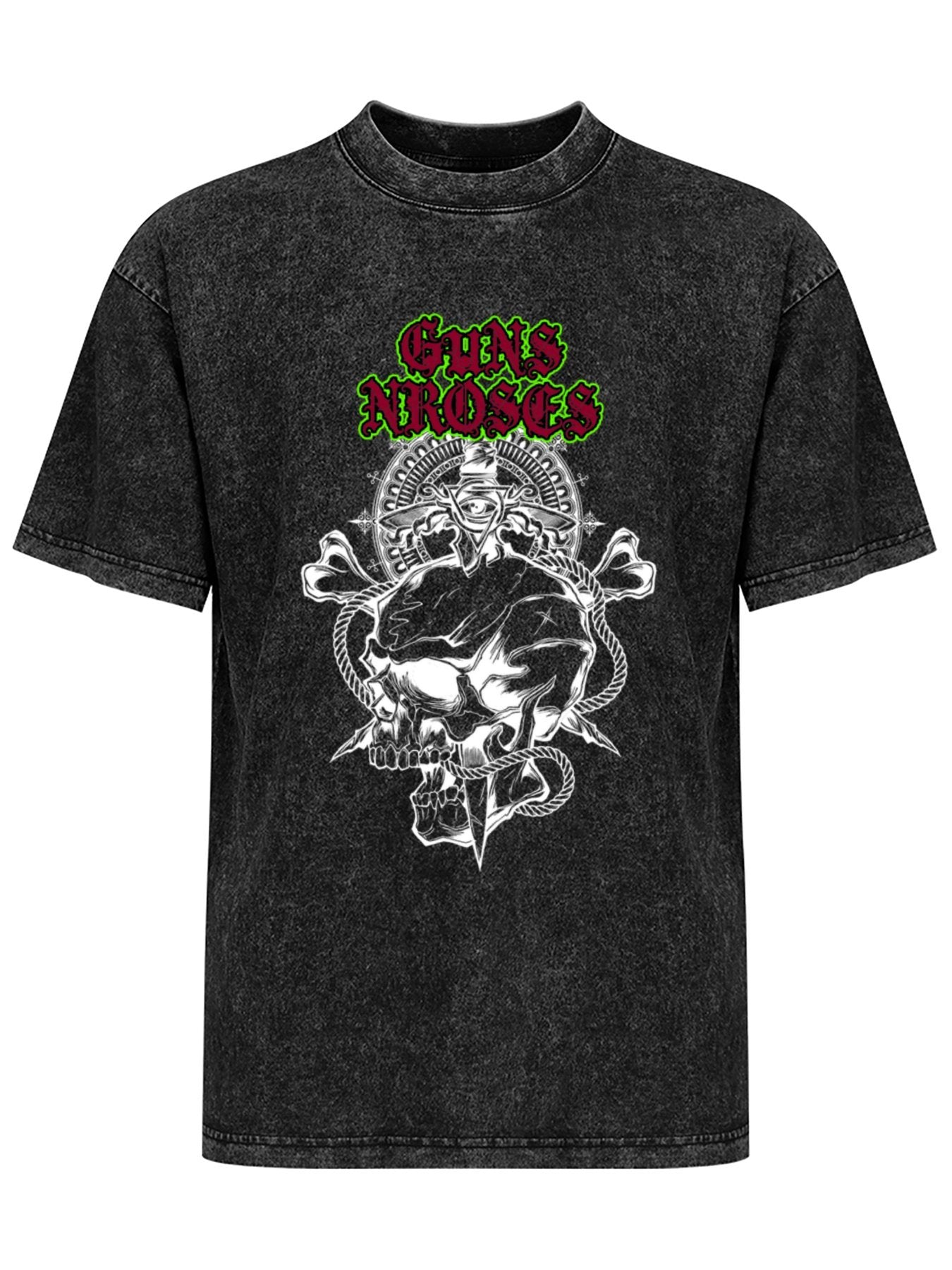 Vintage Washed Guns N' Roses Skull Graphic T-Shirt