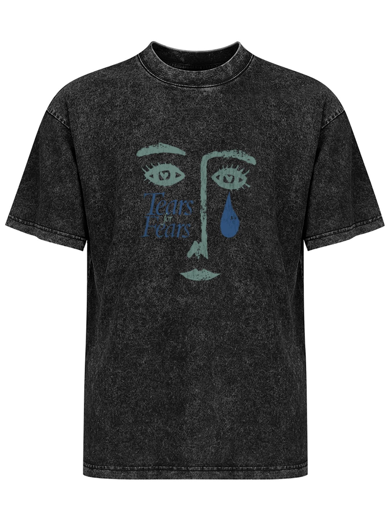 Tears for Fears Face Graphic Washed T-Shirt