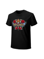 Aerosmith Rose Snake Winged Logo Graphic T-Shirt