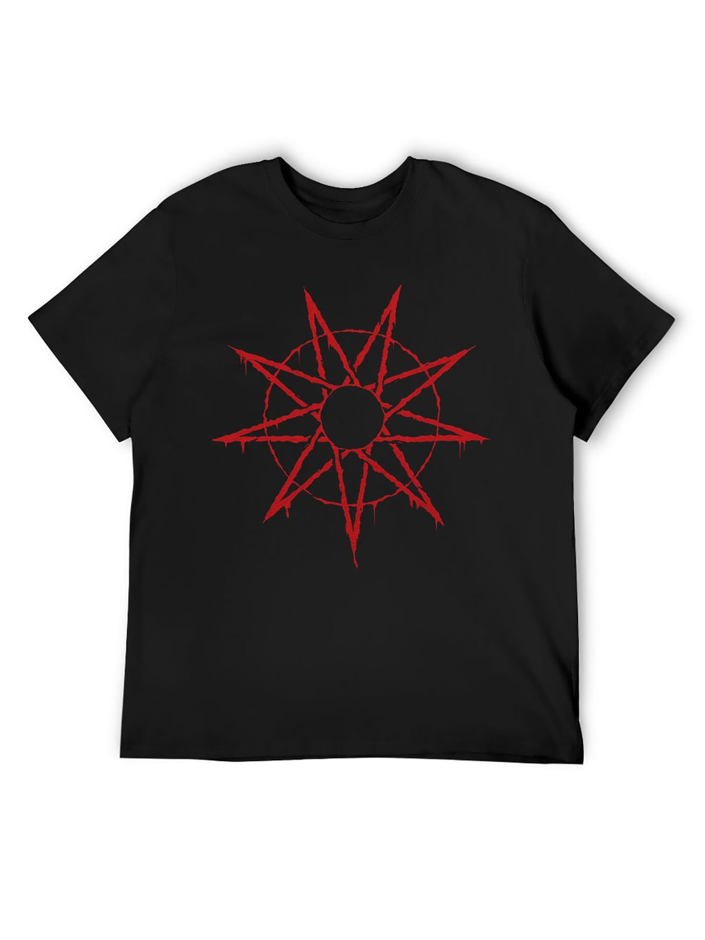 Slipknot Red Star Symbol Graphic T-Shirt