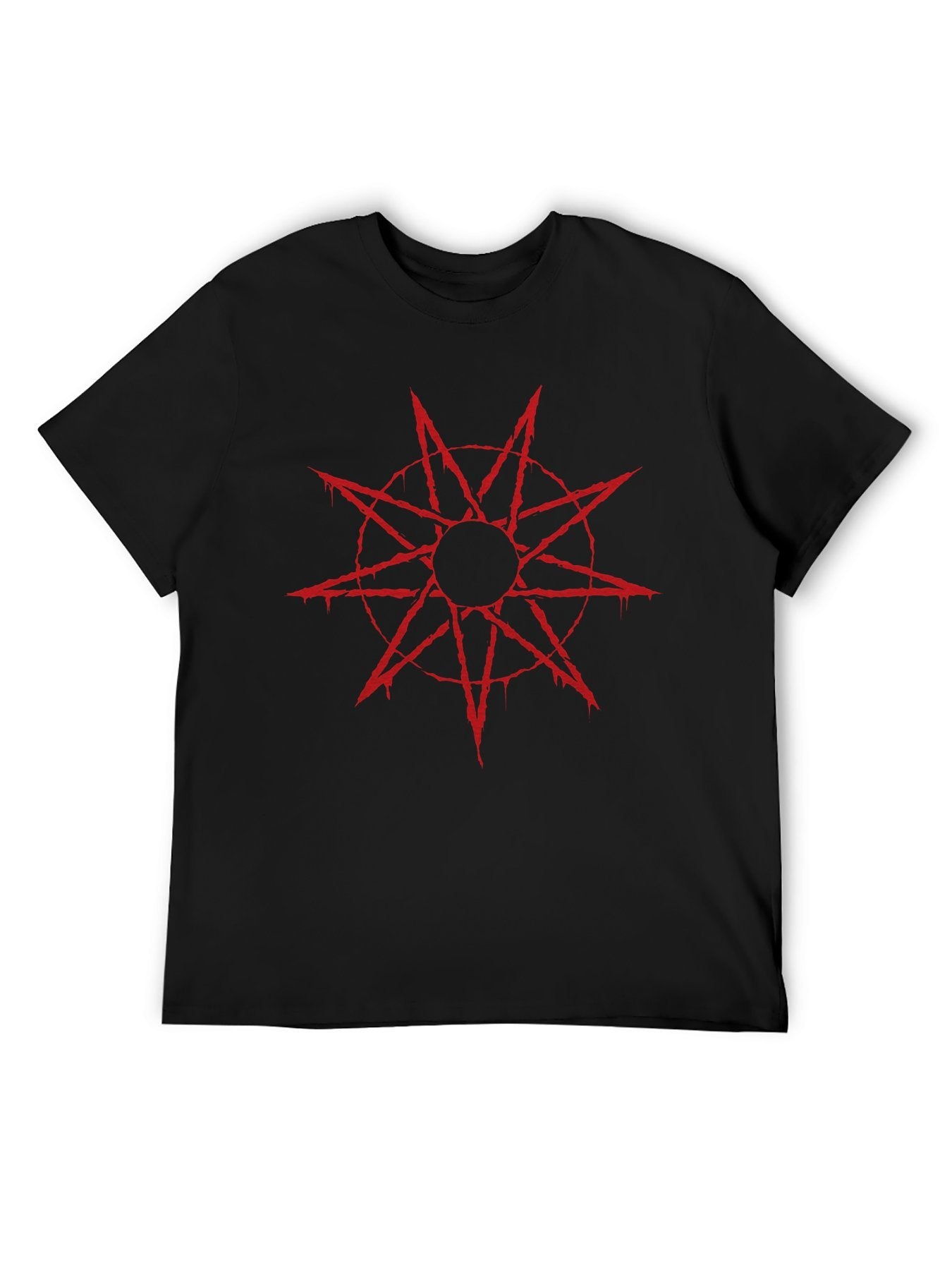 Slipknot Red Star Symbol Graphic T-Shirt