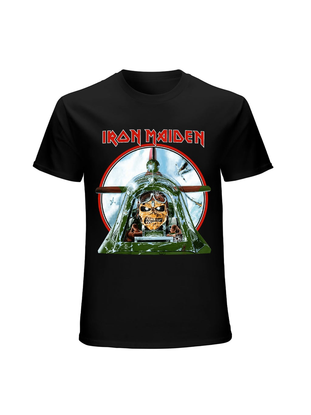 Iron Maiden Fighter Pilot Eddie Graphic T-Shirt