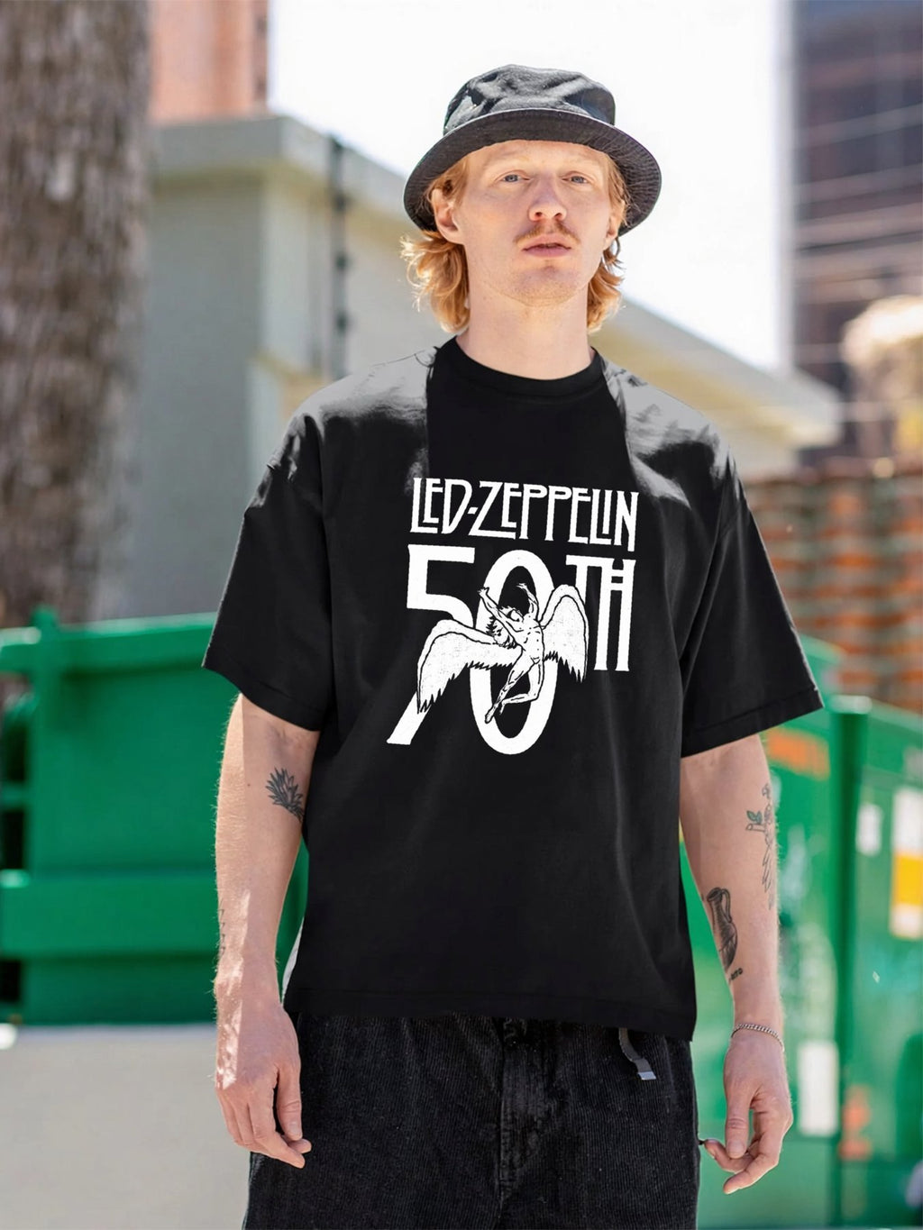 Led Zeppelin 50th Icarus Graphic T-Shirt