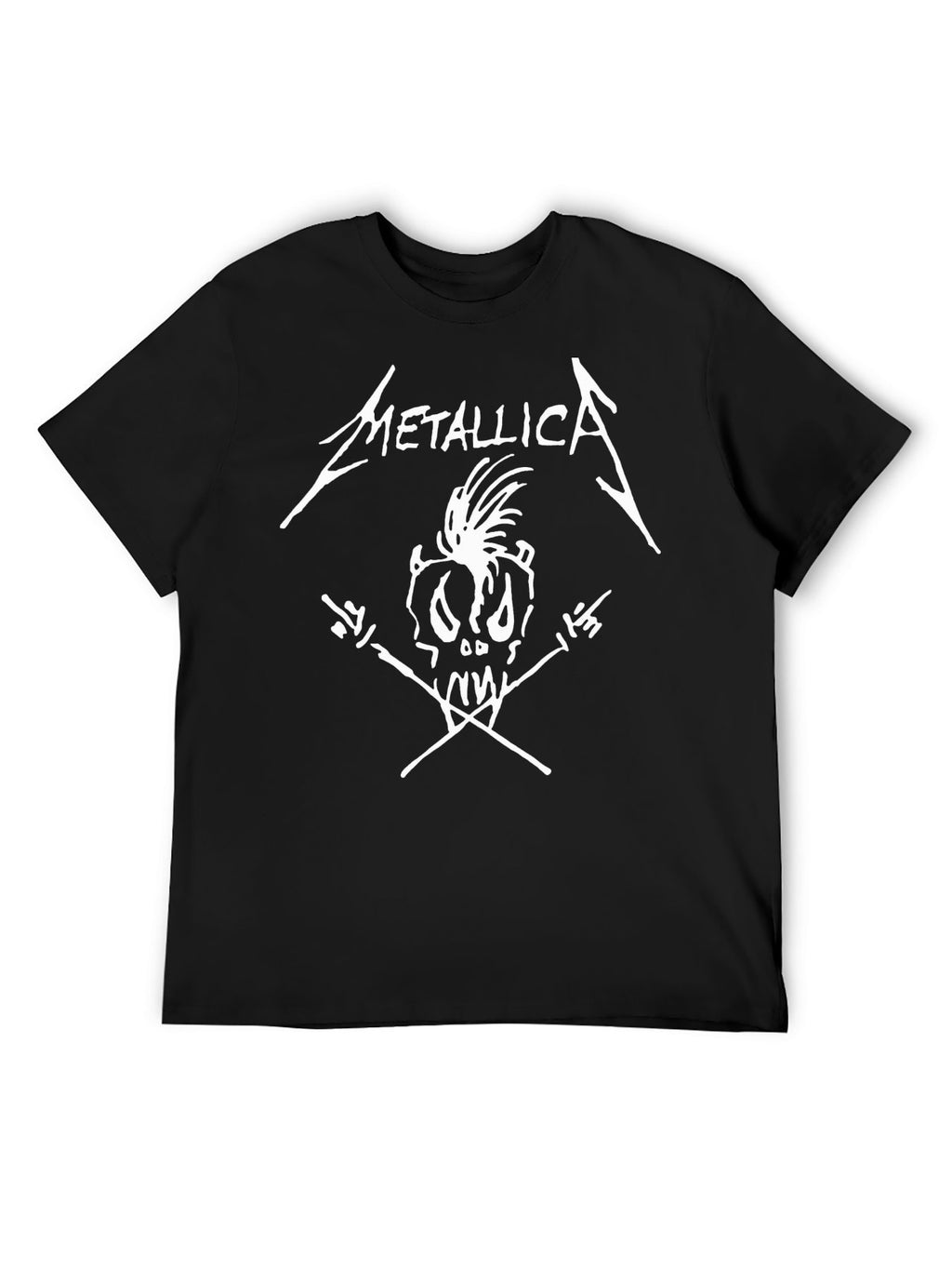 Metallica Punk Skull Graphic T-Shirt