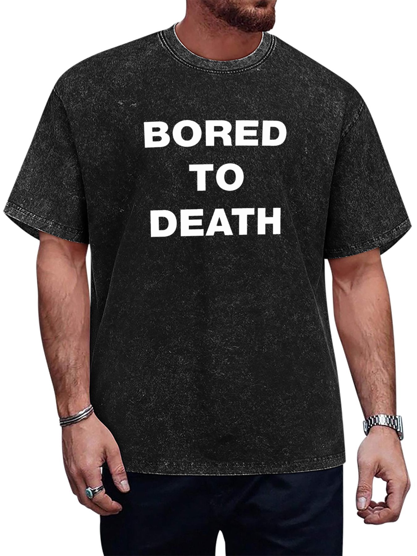 Blink-182 Bored to Death Text Graphic T-Shirt Main image