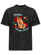 Prayer Changes Things Vintage Washed T-Shirt