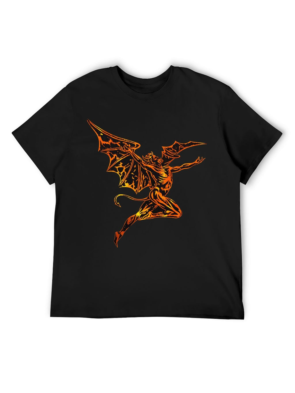 Black Sabbath Fiery Winged Demon Vintage Graphic T-Shirt