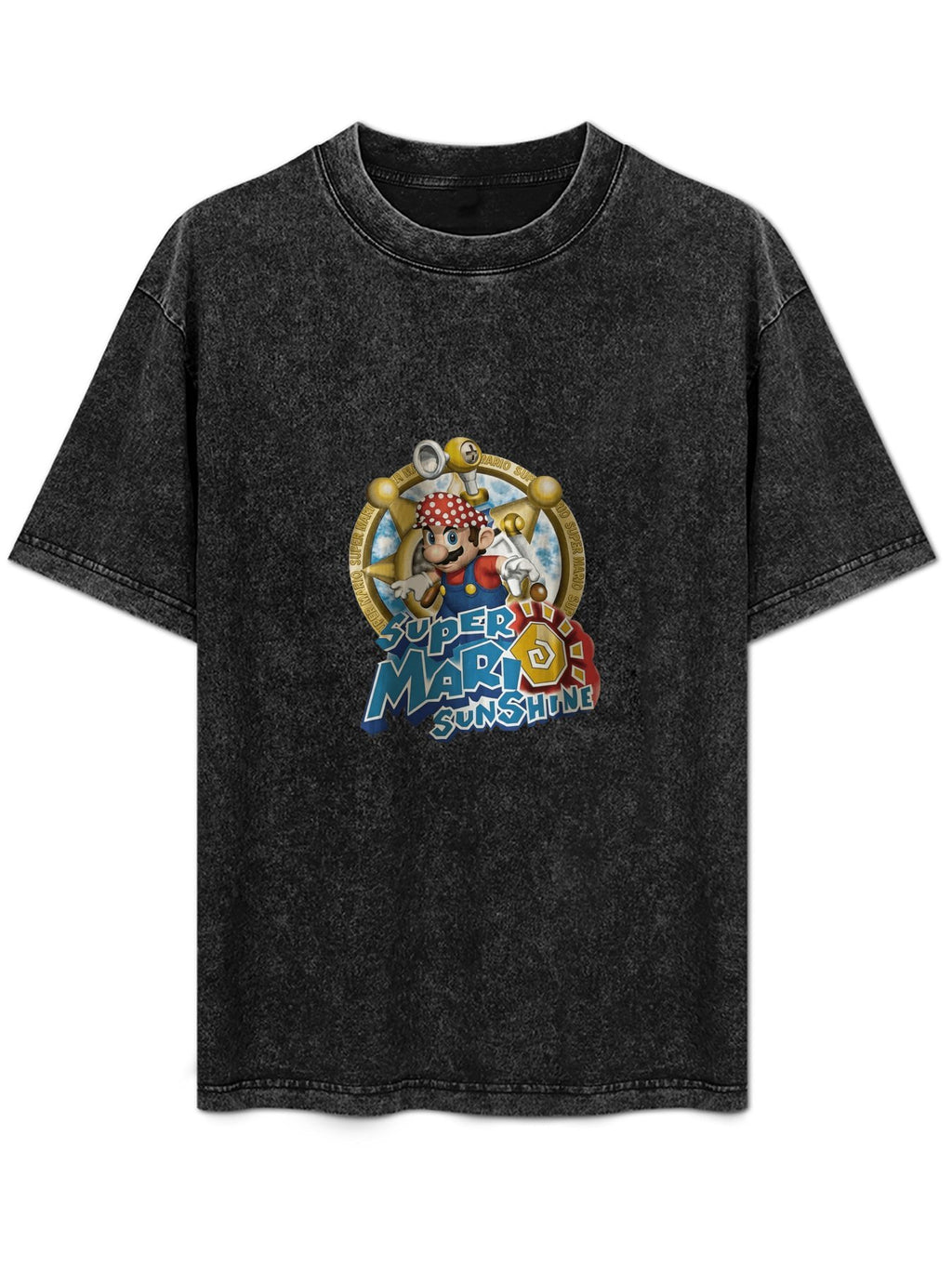 Super Mario Sunshine Washed Graphic T-Shirt