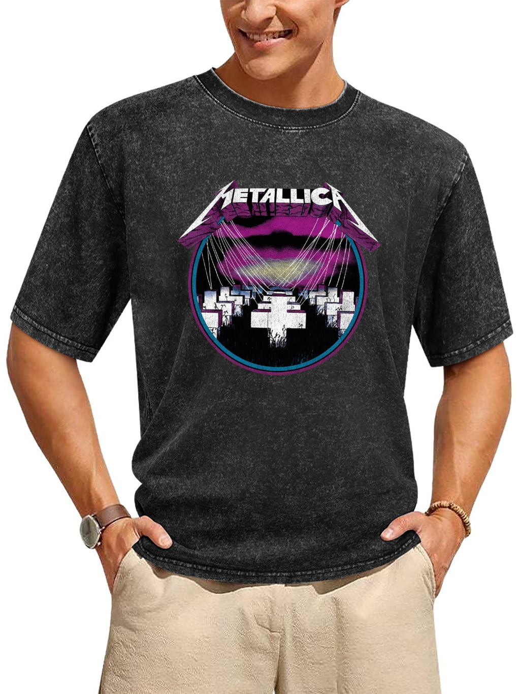 Metallica Master of Puppets Graphic T-Shirt