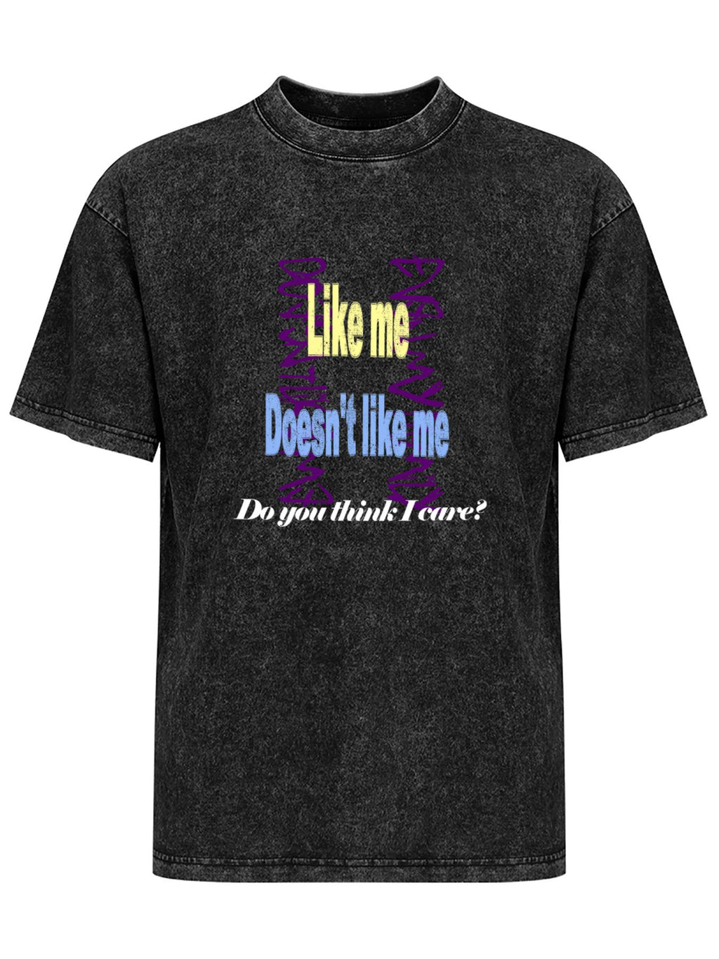 Like Me Slogan Vintage Washed T-Shirt