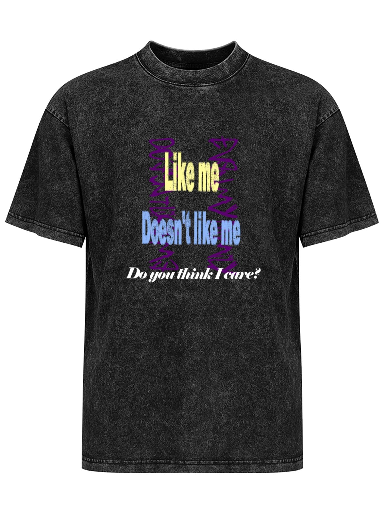 Like Me Slogan Vintage Washed T-Shirt
