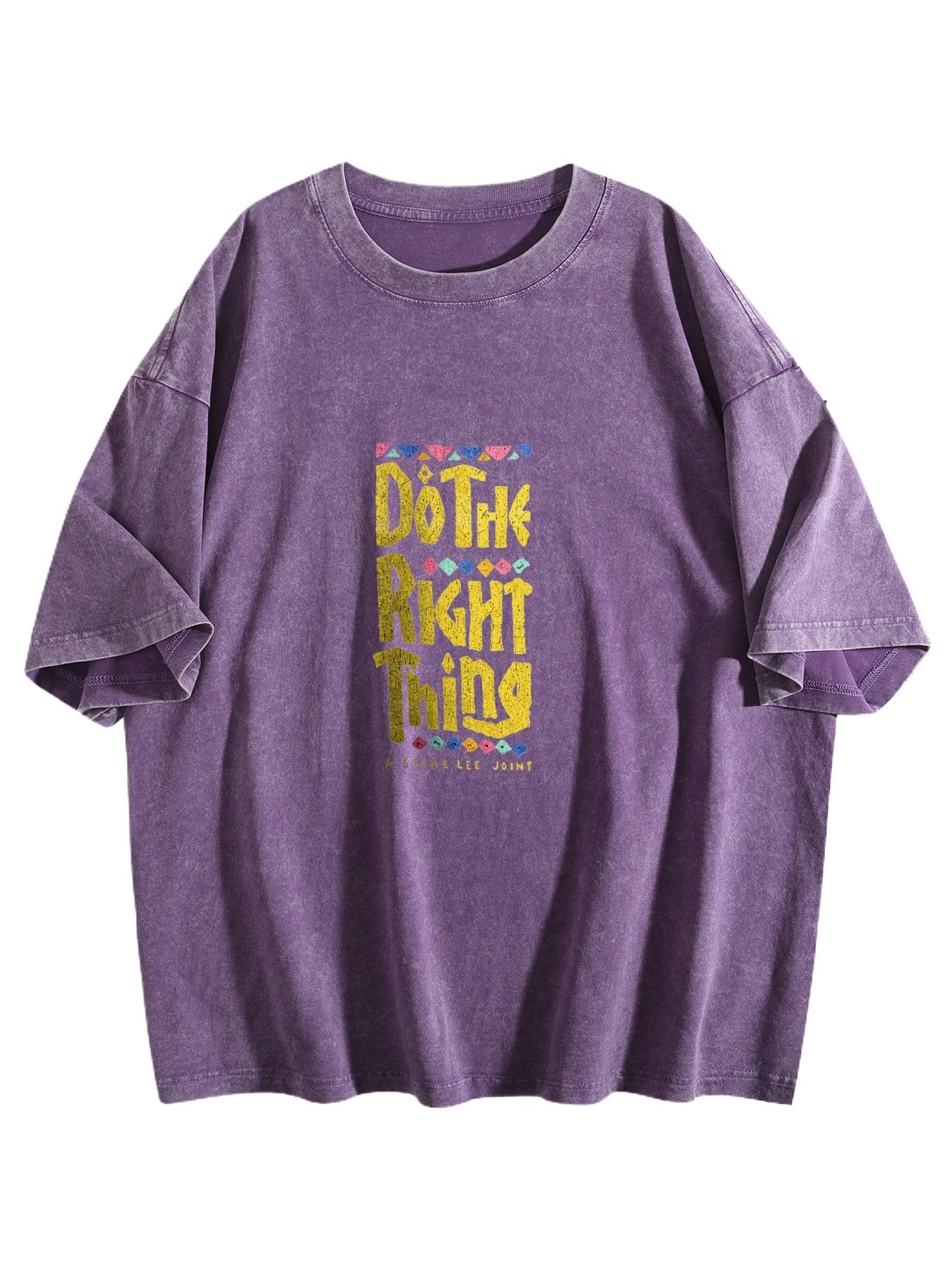 Do The Right Thing Graphic Washed T-Shirt