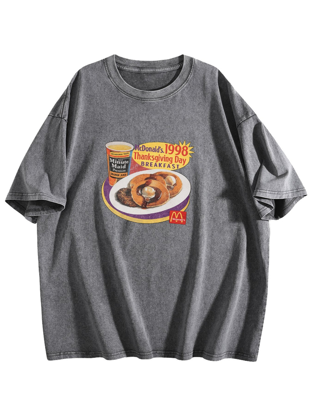 1998 Thanksgiving Day Breakfast Graphic Washed T-Shirt