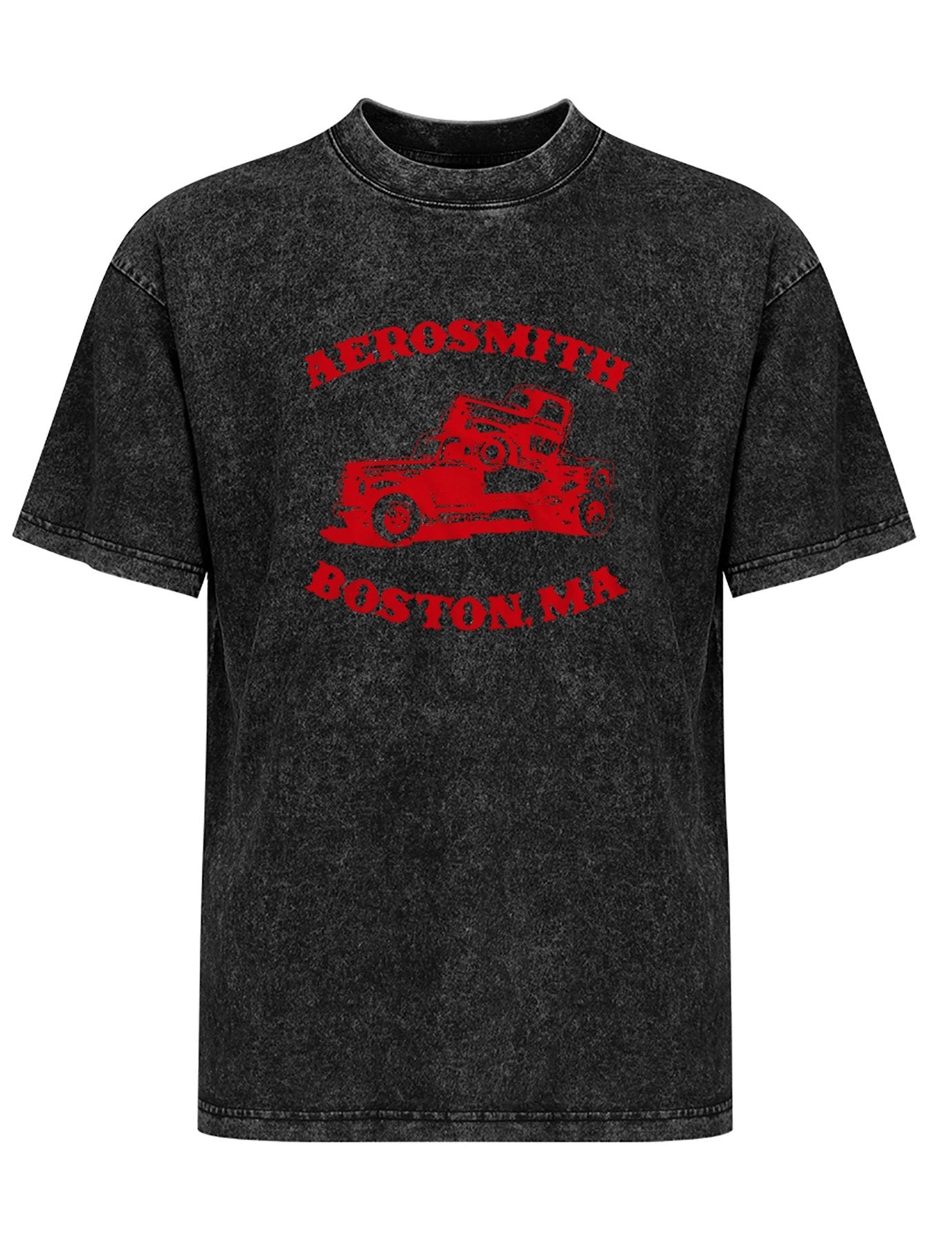 Aerosmith Boston MA Vintage Truck Graphic T-Shirt