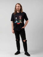 KISS Four Faces Pop Art Portrait Rock T-Shirt