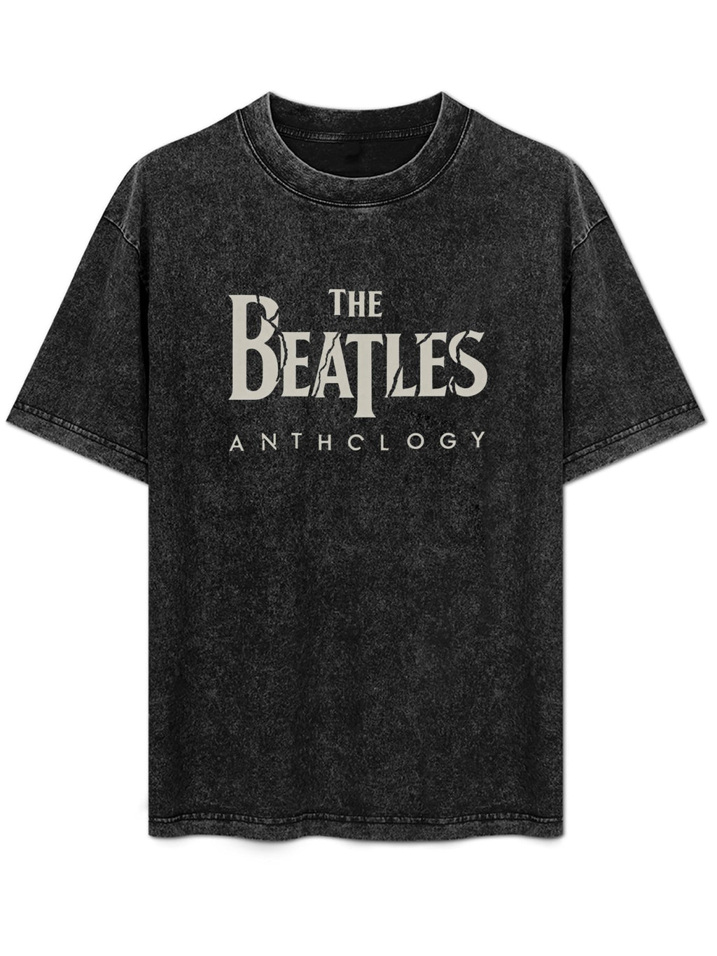 The Beatles Anthology Distressed Logo Graphic T-Shirt