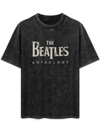 The Beatles Anthology Distressed Logo Graphic T-Shirt