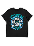 Green Day “Flaming Skull” Color Graphic Tee