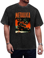 Metallica Skull Storm Graphic T-Shirt