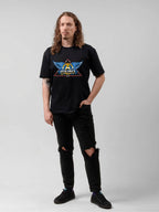 Aerosmith Blue Winged Triangle Emblem Vintage T-Shirt