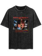 KISS Alive II Los Angeles 1977 Band Portrait T-Shirt