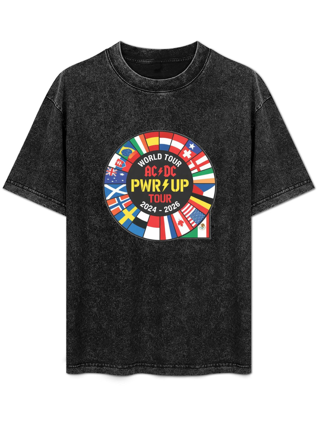 AC/DC PWR UP World Tour 2024–2026 Graphic T-Shirt