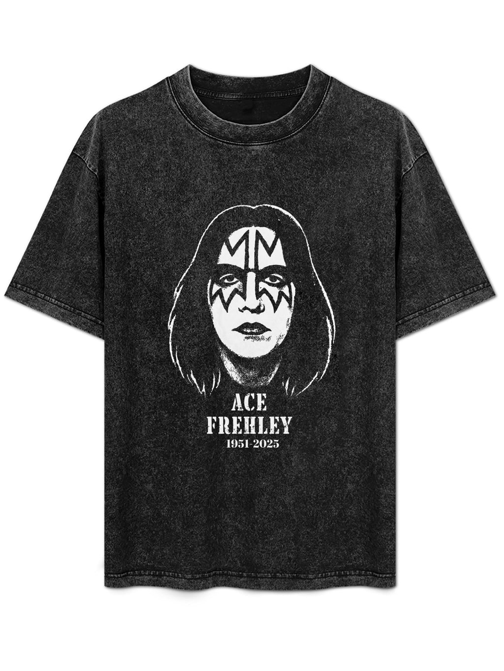 Ace Frehley Memorial Portrait Graphic T-Shirt