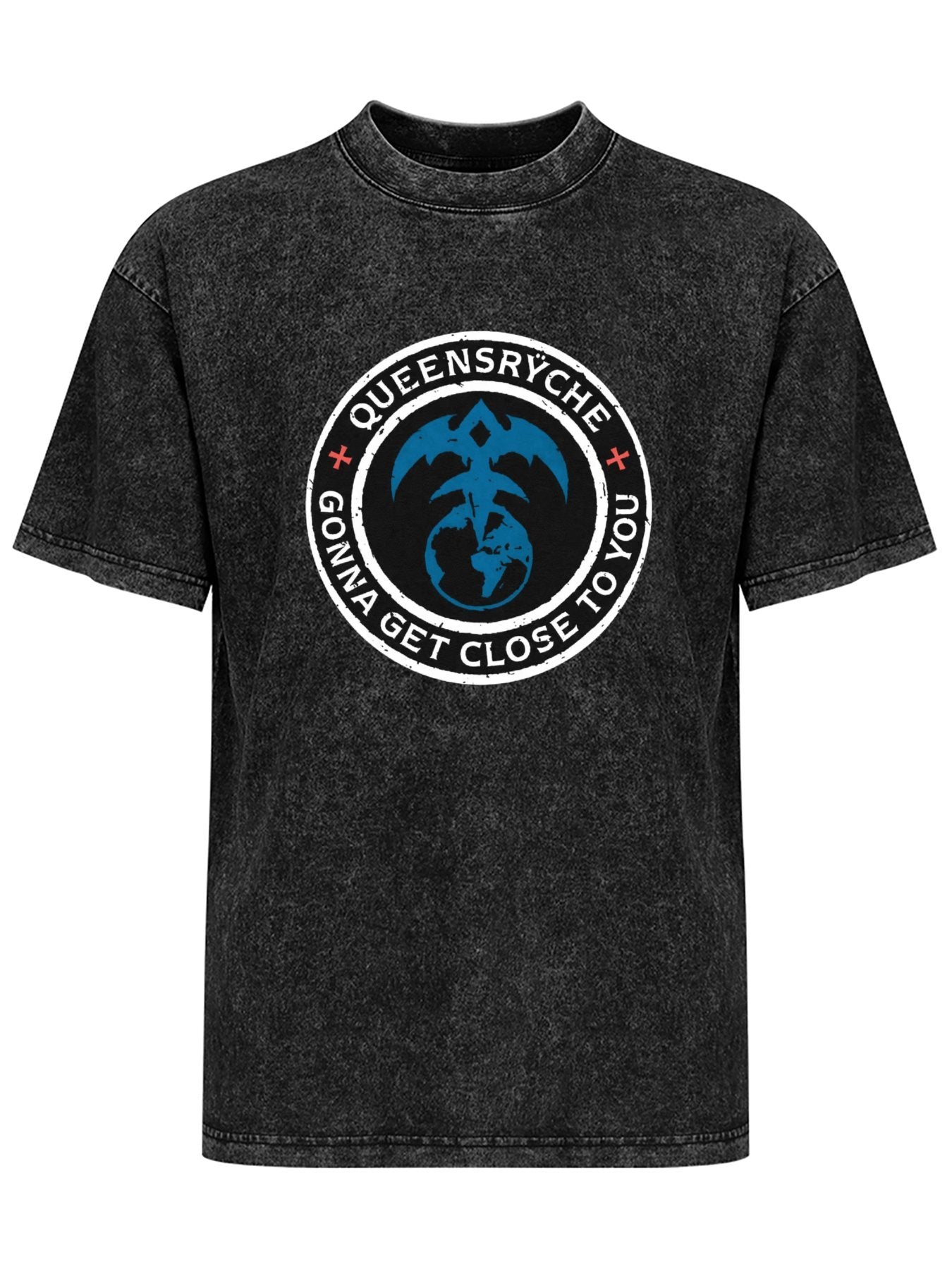Vintage Washed Queensrÿche Gonna Get Close to You Graphic T-Shirt