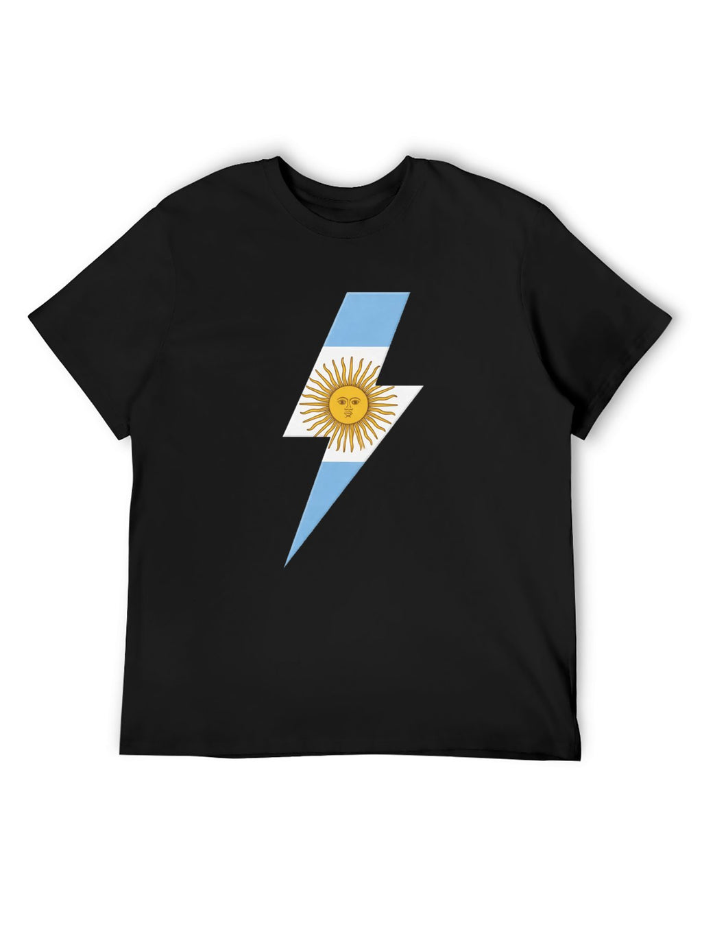 AC/DC Argentina Lightning Flag Minimalist T-Shirt