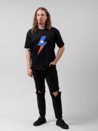 Star Lightning Bolt Minimalist Rock T-Shirt