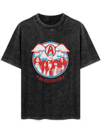Aerosmith Vintage Winged Band Portrait Graphic T-Shirt