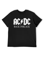 AC/DC Back In Black Logo Graphic T-Shirt