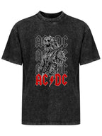 AC/DC Skeleton Guitarist Graphic T-Shirt