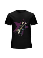 KISS Purple Star Guitarist Graphic T-Shirt