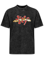 Green Day Distressed Red Logo Graphic T-Shirt