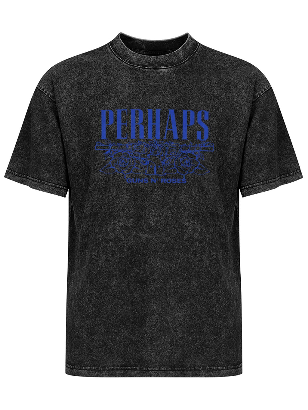 Guns N’ Roses Perhaps Blue Logo Graphic T-Shirt