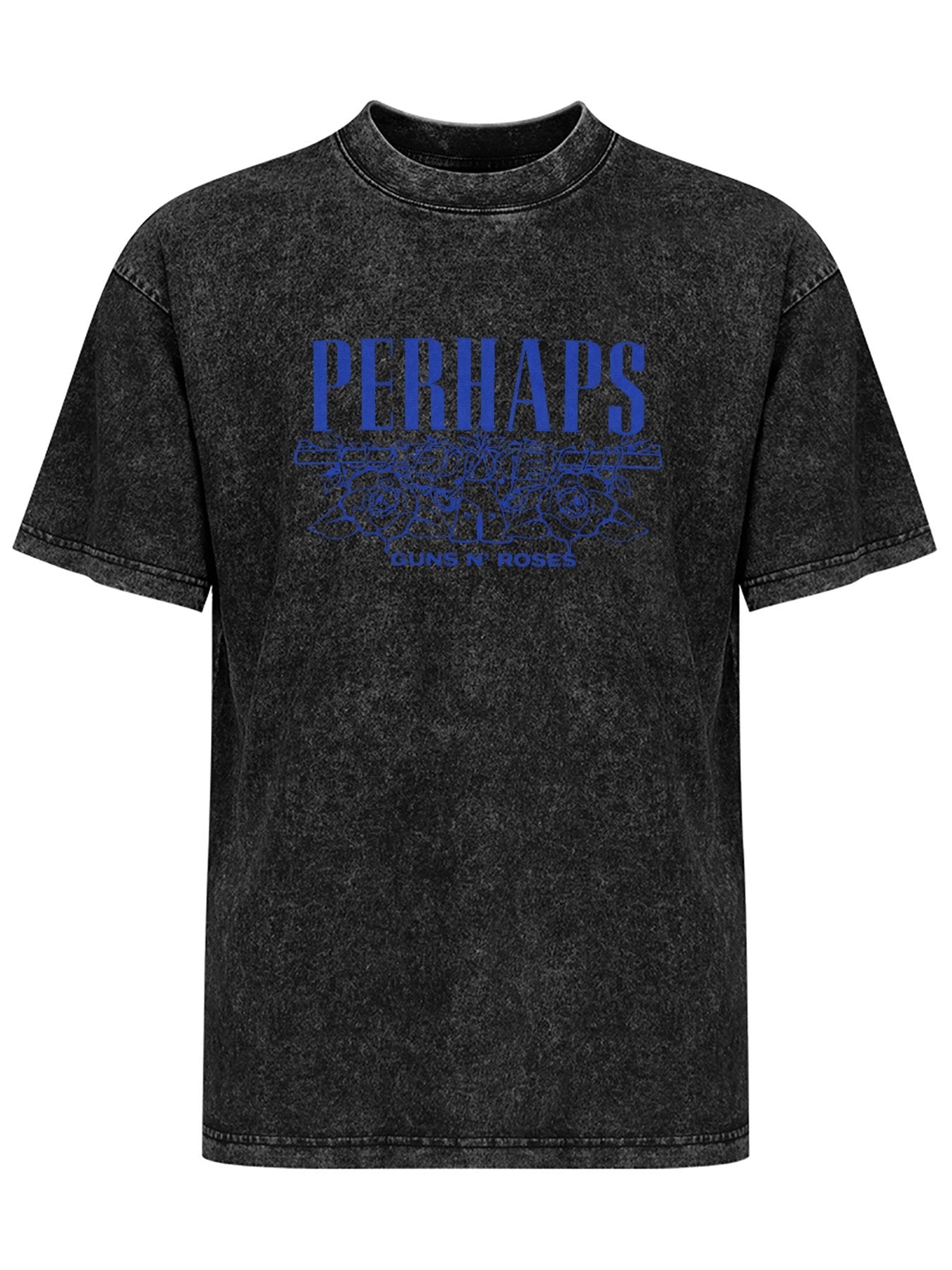 Guns N’ Roses Perhaps Blue Logo Graphic T-Shirt