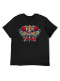 Aerosmith Rose Snake Winged Logo Graphic T-Shirt