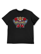 Aerosmith Rose Snake Winged Logo Graphic T-Shirt