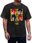 The Beatles Yellow Submarine Psychedelic Portrait Graphic T-Shirt