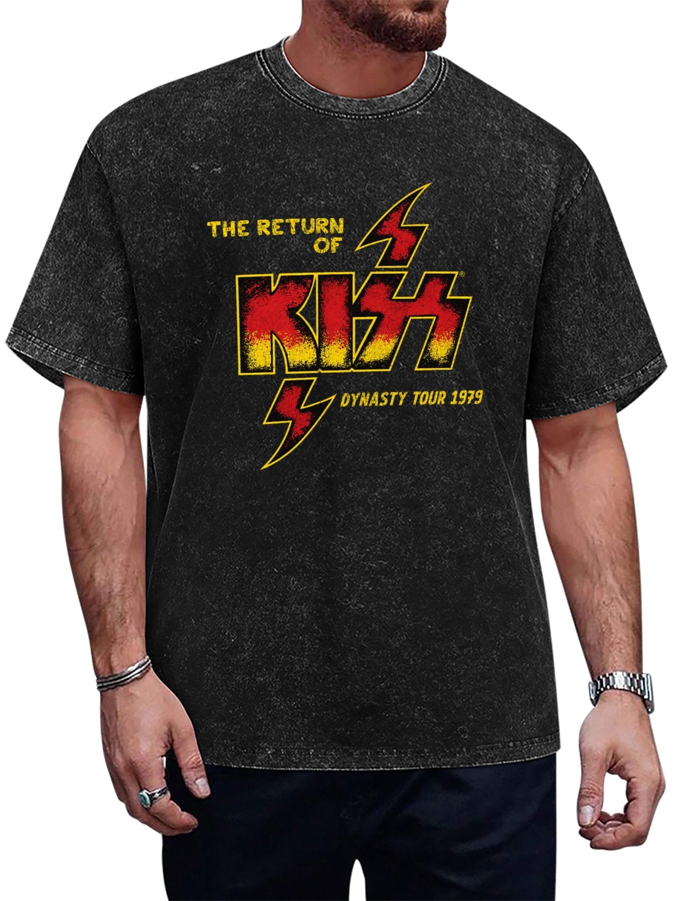 KISS Dynasty Tour 1979 Vintage Graphic T-Shirt
