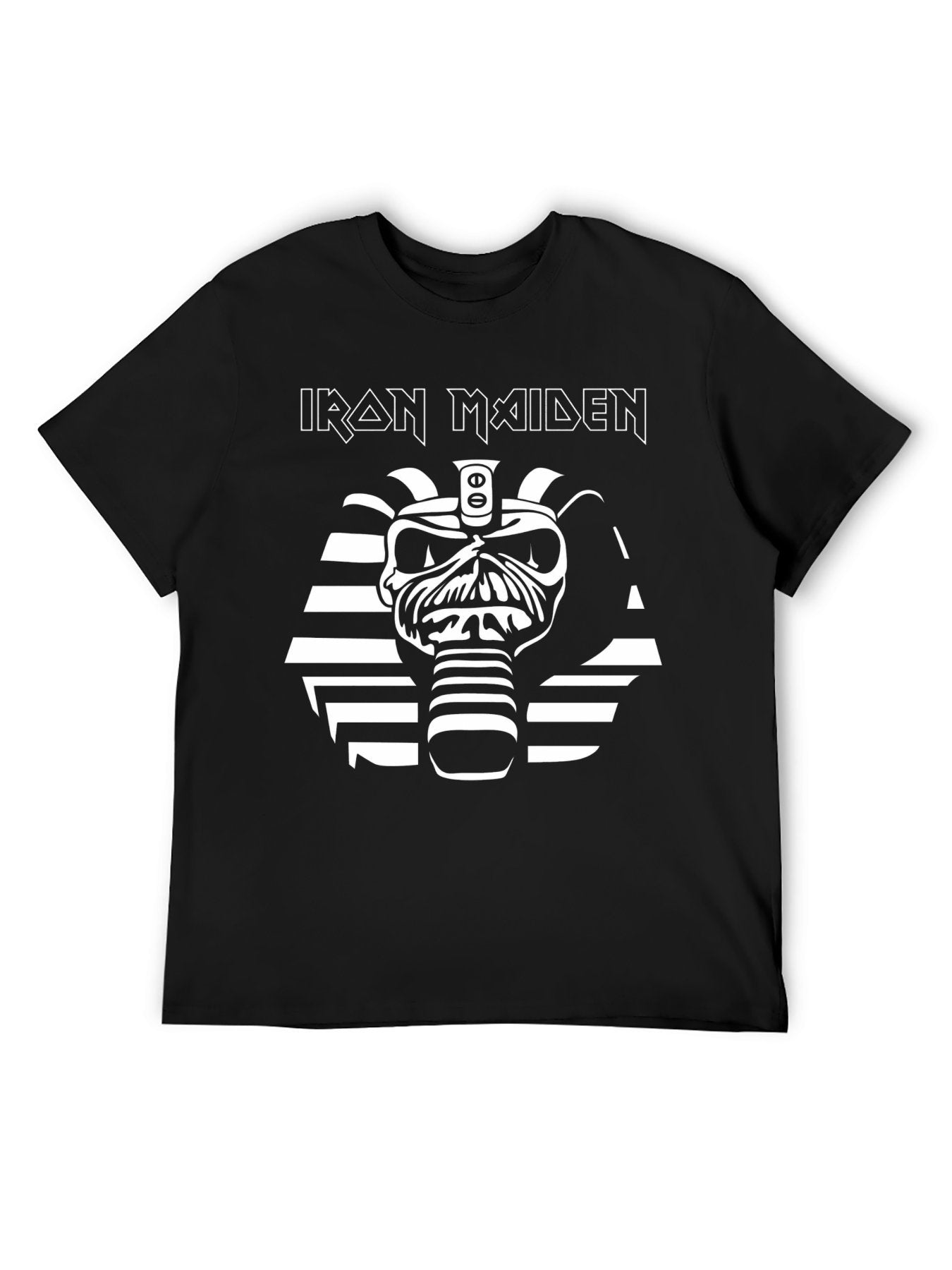 Iron Maiden Pharaoh Skull Graphic T-Shirt