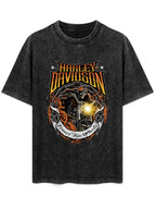 Vintage Washed Harley-Davidson Skull Rider Graphic T-Shirt