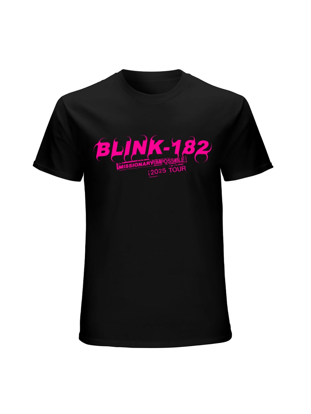 Blink-182 Missionary Impossible 2025 Tour Graphic T-Shirt